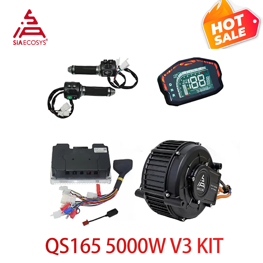 Mid Drive Motor Kit 72V 5000W - QS165 V2 5000W 72V middenaandrijfmotorset |