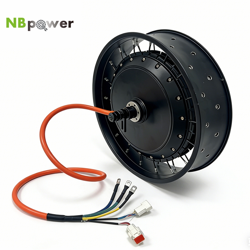 Qs Motor 273 8000W Hub Motor - NBpower/QS 273 40 H 48-96 v