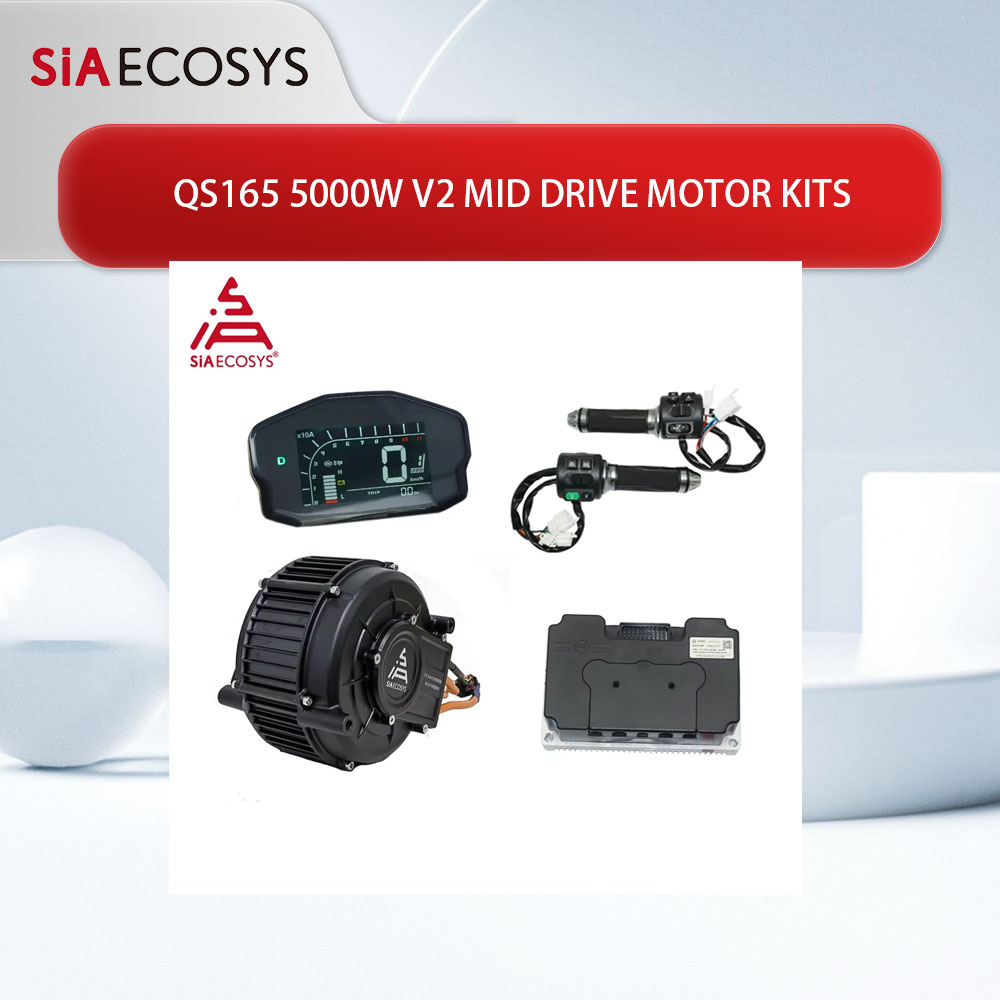 QSMOTOR QS165 V2 5000W 72V 35H - Mid Drive Motor Kit 72V 5000W recensie en prijs