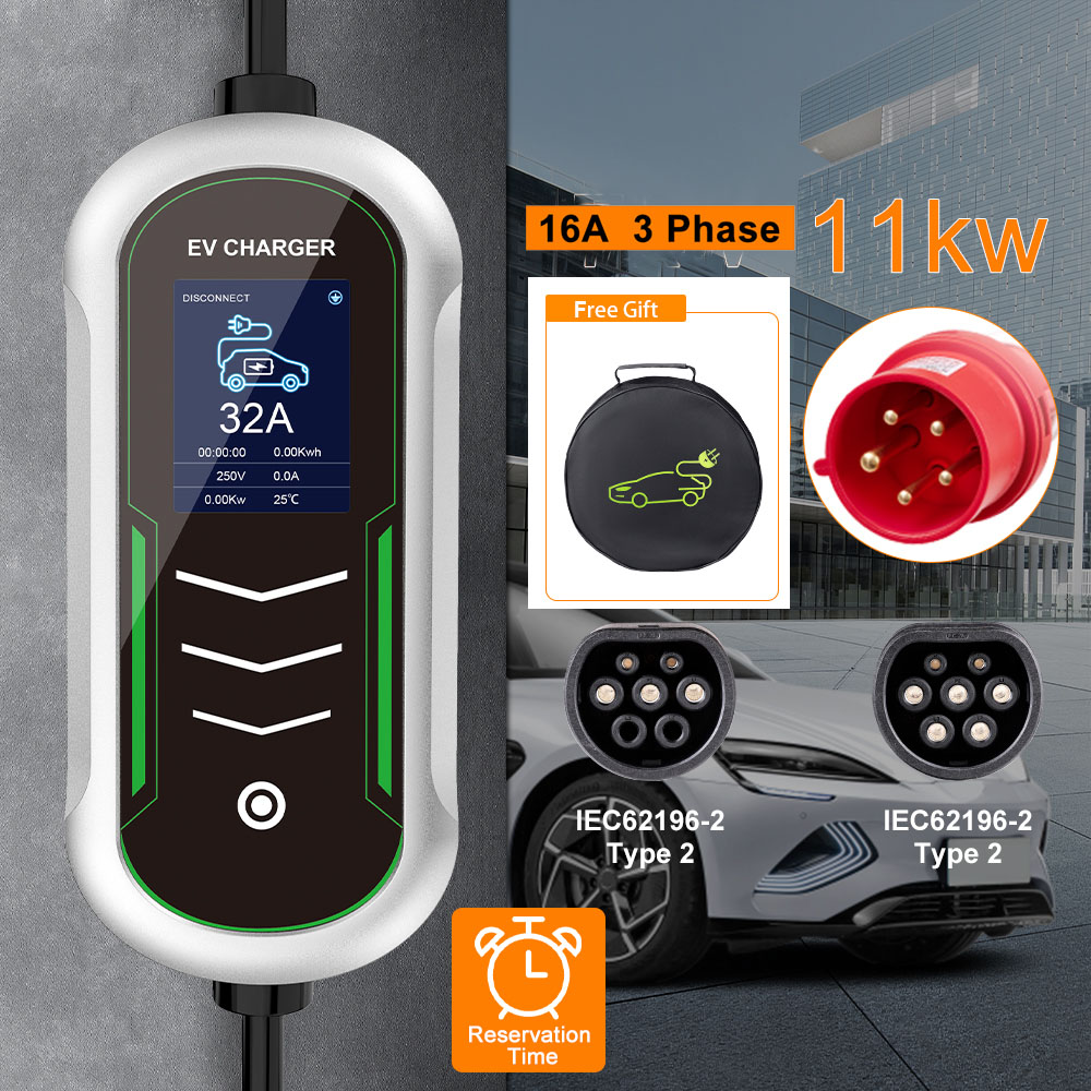 IPENGEN 11KW EV Draagbare Opla - Type 2 Portable Ev Charger 11Kw Cee recensie en prijs