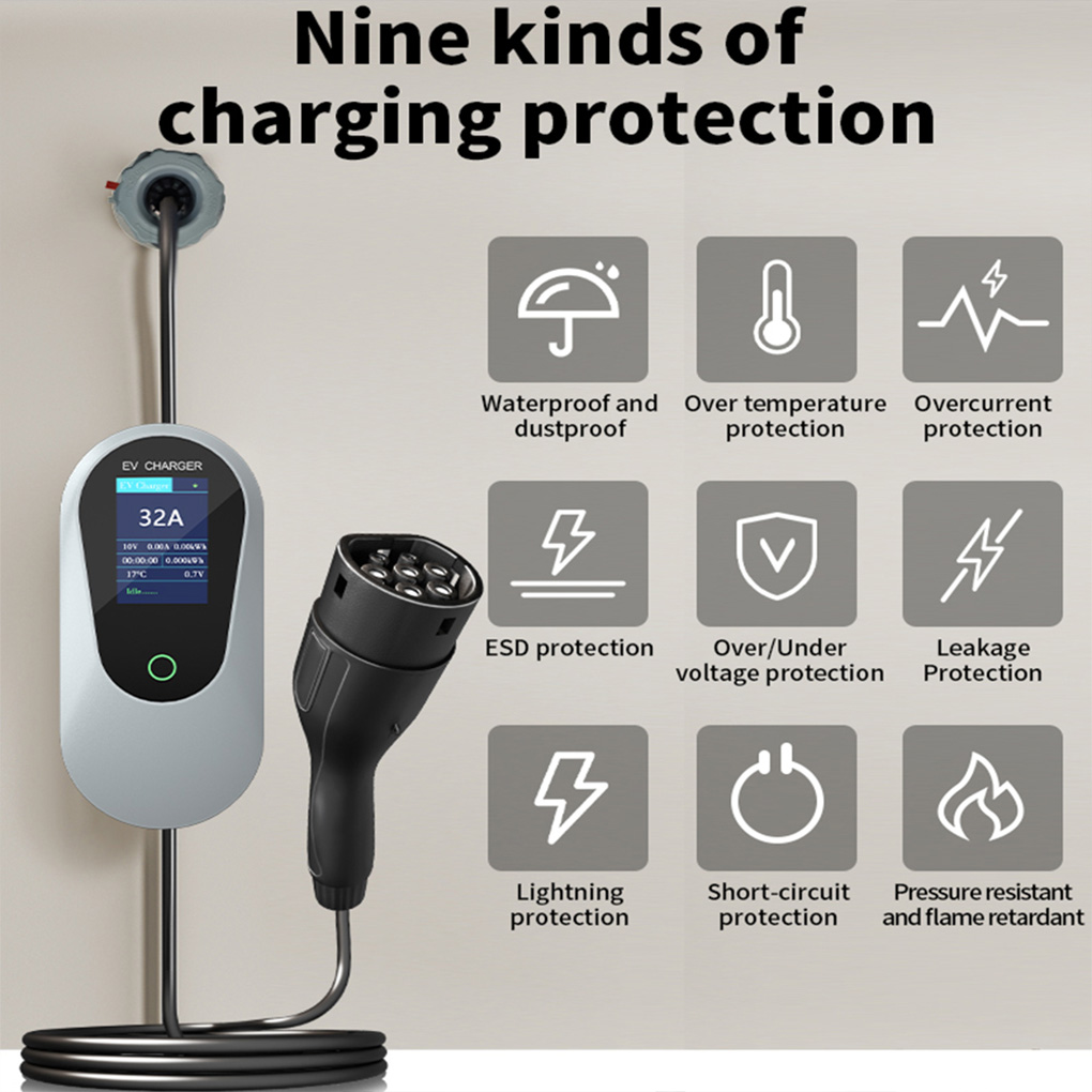 Type-2 Draagbare EV-oplader 22 - Ev Charger Type 2 22Kw 32A 3 Phase recensie en prijs