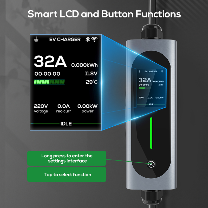 Ovrod EV-autolader 16A 11kW dr - Type 2 Portable Ev Charger 11Kw Cee recensie en prijs